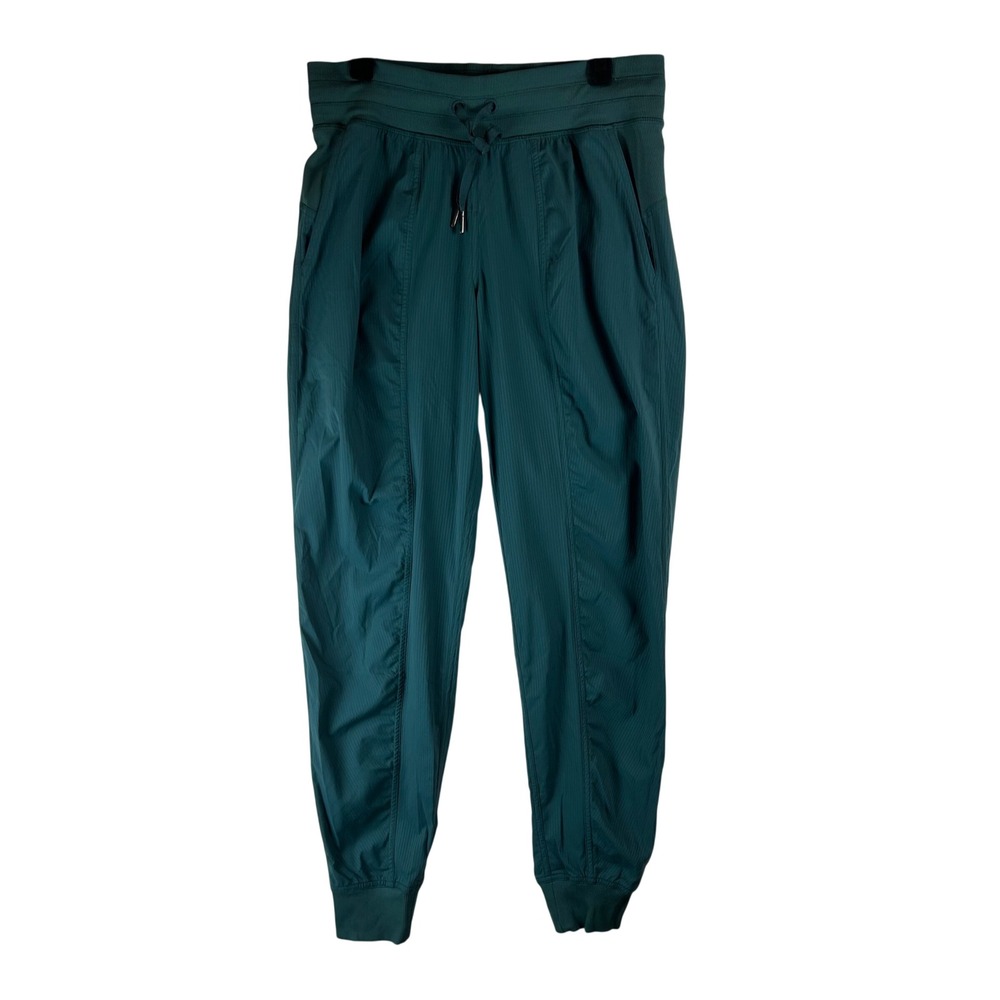 Lululemon Dance Studio Mid-Rise Jogger Full Length Green Jasper Size 6 W5ENMS